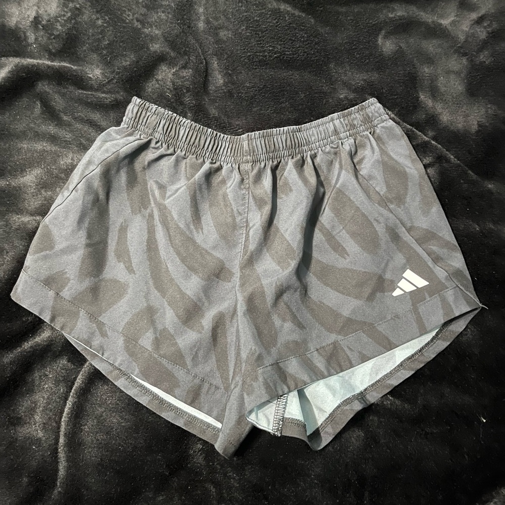 black adidas shorts